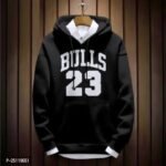 Men's Polyester Fleece Printed Hoodie •  Fabric: Polyester Fleece •  Pattern: Printed •  Package Includes: 1 x Hoodie •   Color: White & Black