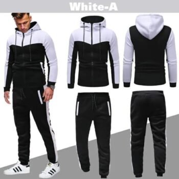 Men's Fleece Hoodie Tracksuit