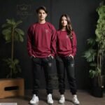2 Pcs Unisex Fleece Plain Tracksuit